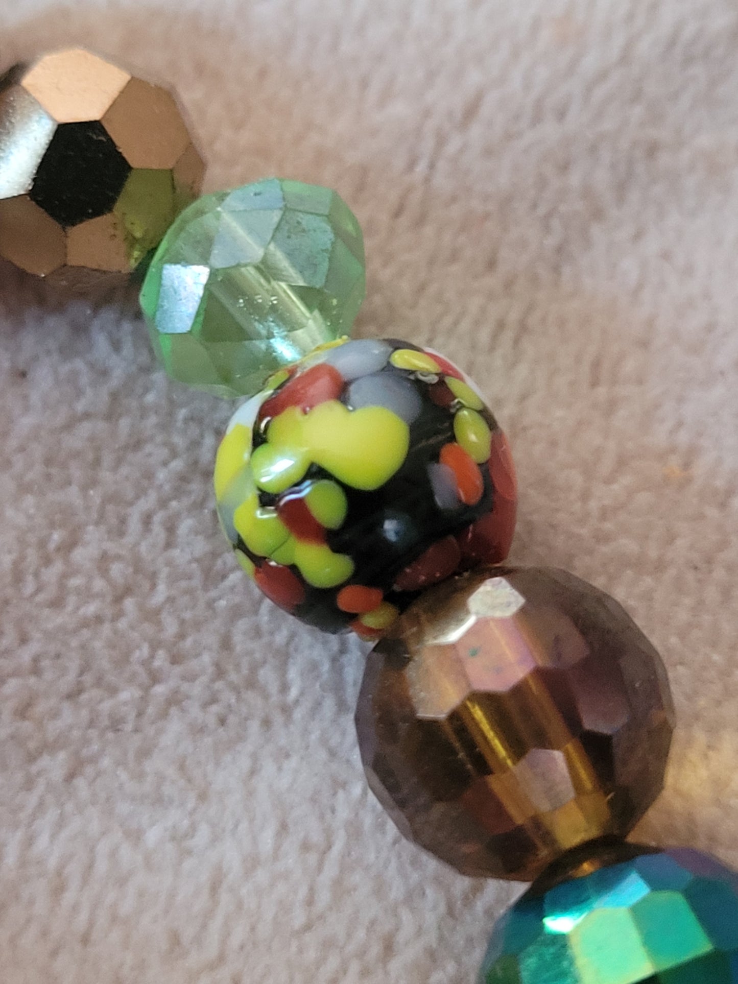 Mystic Swirl" Beaded Pendulum & Light Catcher – by Kristen Bruce