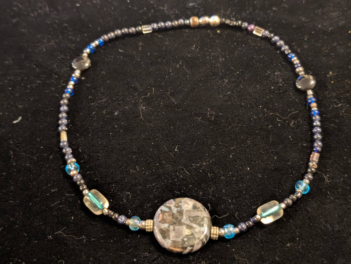 Stone & Sky Choker Necklace – by Tamara Idylwyld (R.T. Hefley)