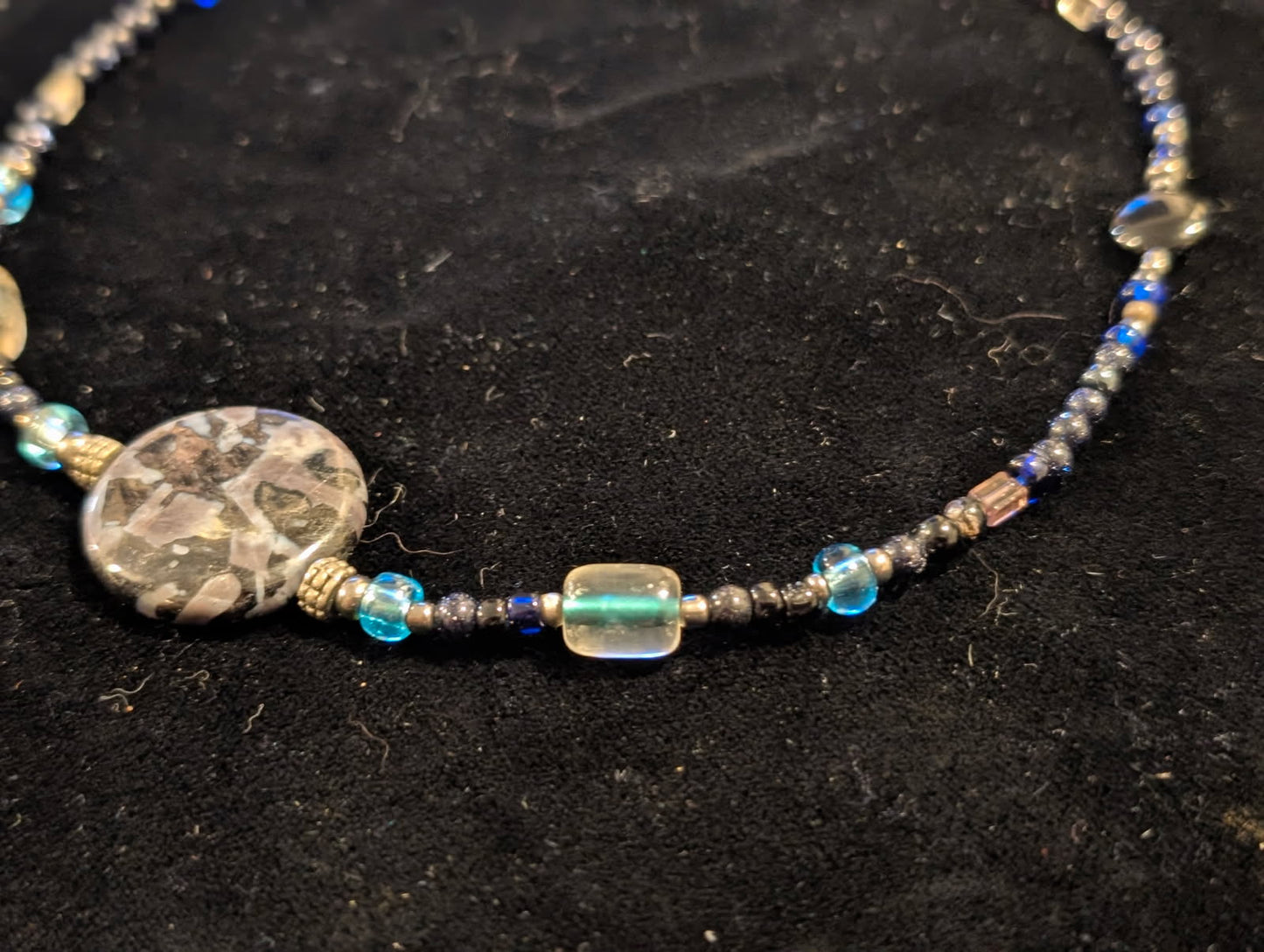 Stone & Sky Choker Necklace – by Tamara Idylwyld (R.T. Hefley)